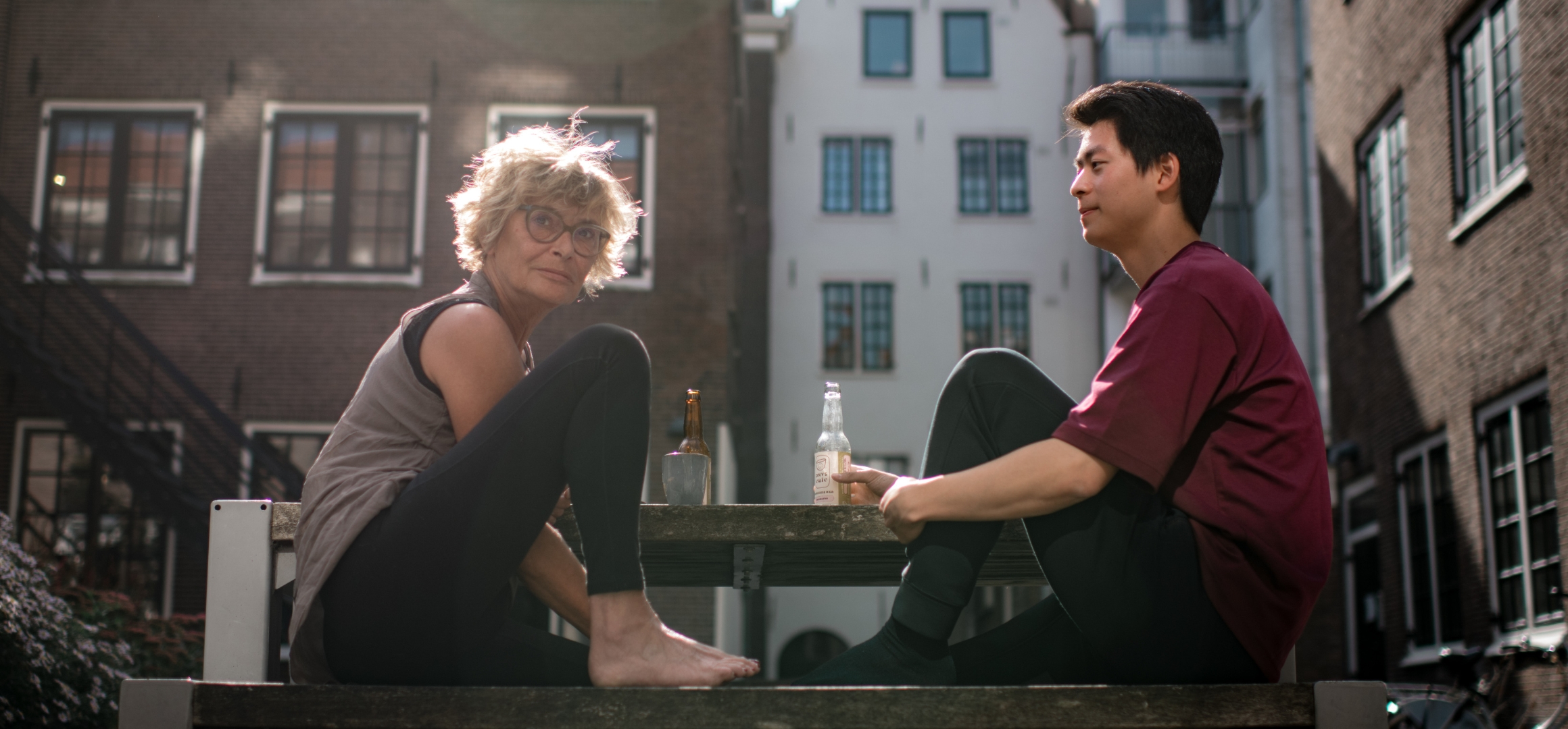 De Nieuwe Yogaschool blogpost DNYS Garden Cafe Amsterdam Kevin moeder Vita